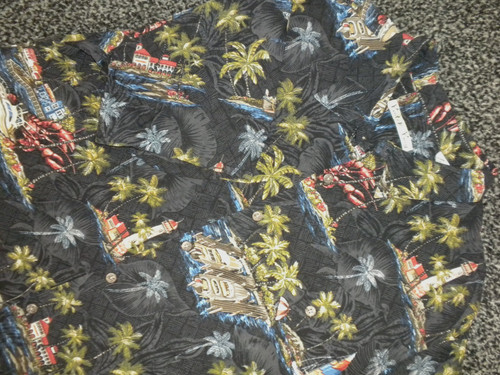 Camicia batik bay uomo nera - camicia,