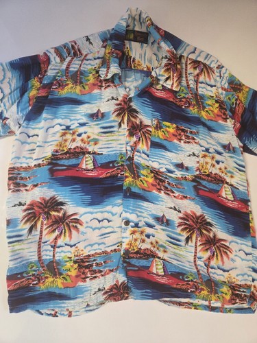 Camicia hawaiana roundy - •,