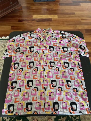 Atomic tiki camicia - atomic, bottone