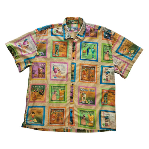 Camicia campeggio hawaiana - camicia,