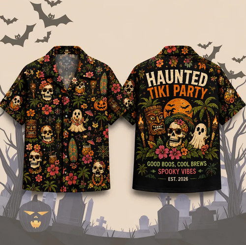 Camicia hawaiana halloween - hawaiana,