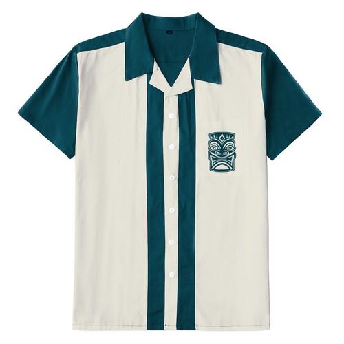 Camicie uomo tiki ricamate - uomo,
