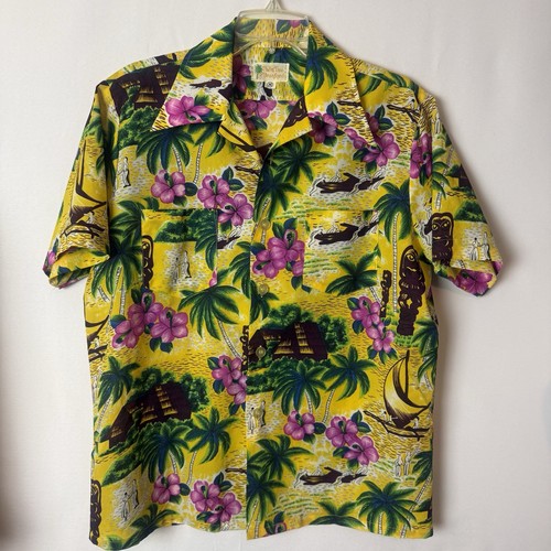 Camicia hawaiana vintage uomo
