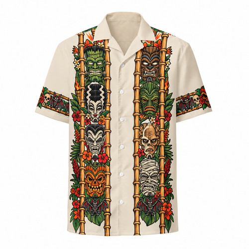 Camicia uomo monster tiki - uomo,