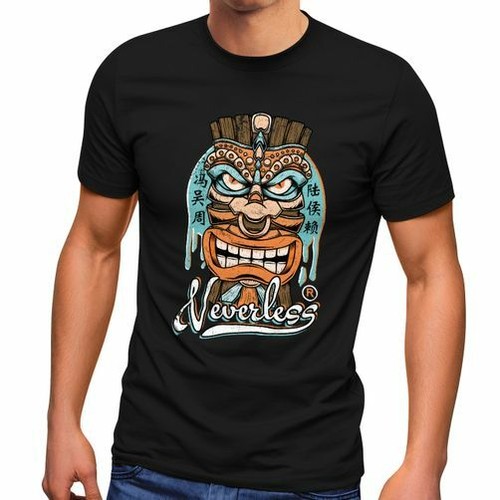 Shirt uomo tiki maschera - t-shirt,