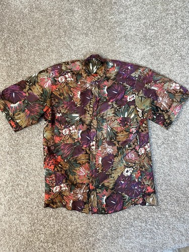 Camicia hawaii uomo viola - camicia,