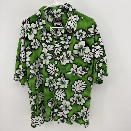 Camicia hawaiana tiki palm - camicia,