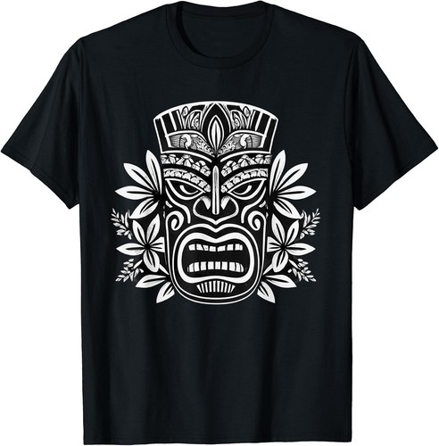 Shirt hawaiian tiki - tiki, head
